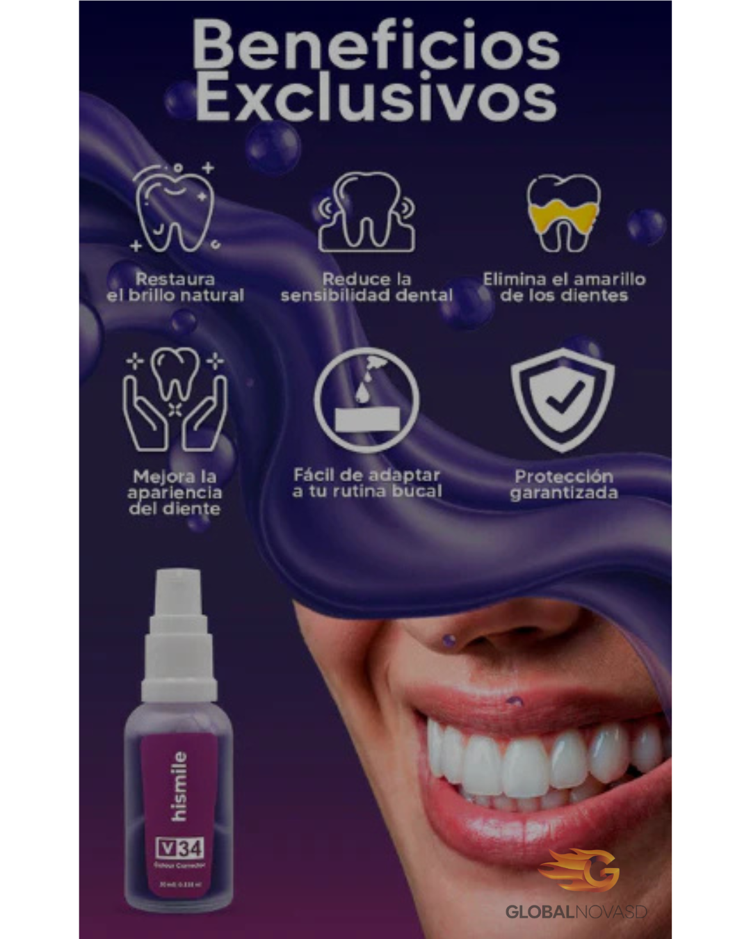 HISMILE V34 Blanqueador Dental V34